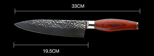 8" Damascus Steel Chef's Knife
